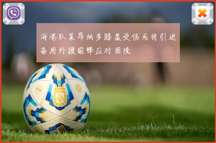 海港队莱昂纳多膝盖受伤或将引进备用外援前锋应对困境